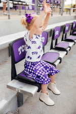 TCU Plaid Frog Ruffle Twirl Skort - Image 3