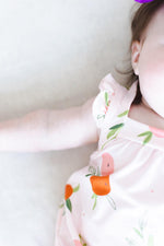 Tangerine Ruffle Cross Back Romper - Image 7