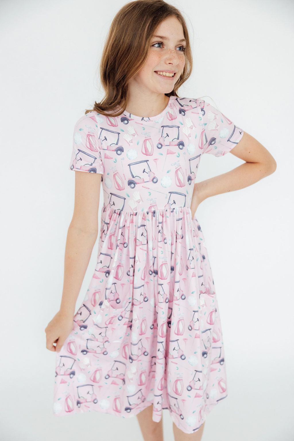 Tee Time S/S Pocket Twirl Dress - Image 2