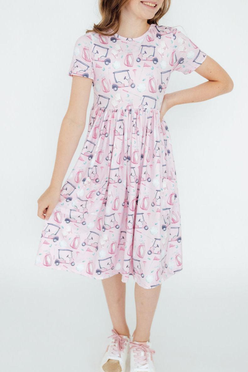 Tee Time S/S Pocket Twirl Dress - Image 3