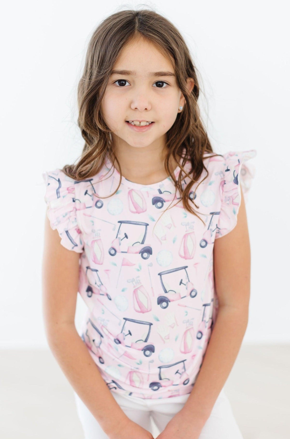 Tee Time S/S Ruffle Tee - Image 2
