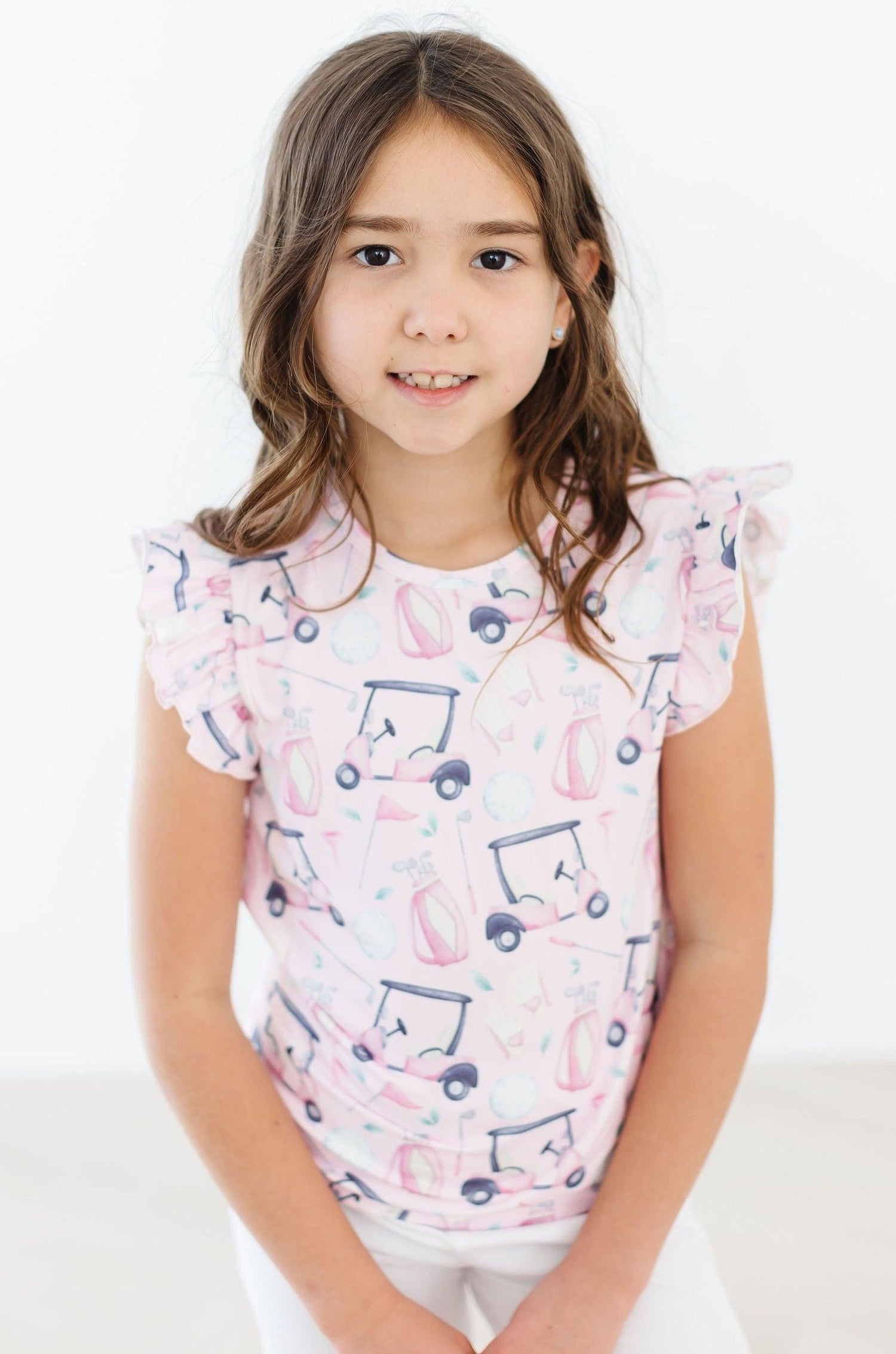 Tee Time S/S Ruffle Tee - Image 2