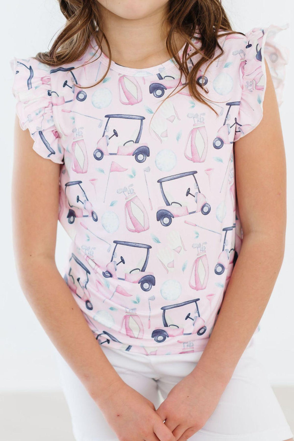 Tee Time S/S Ruffle Tee - Image 3