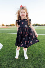Texas Tech Black Raider Red Flutter Twirl Dress - Image 3
