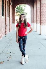 Texas Tech Black Raider Red Leggings - Image 2