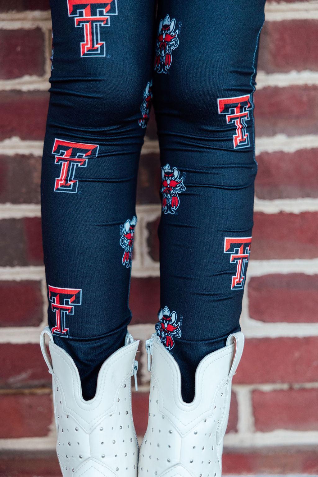 Texas Tech Black Raider Red Leggings - Image 3