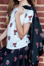 Texas Tech Black Red Raider Satin Jacket - Image 4