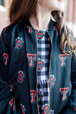 Texas Tech Black Red Raider Satin Jacket - Image 5