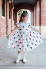 Texas Tech White Raider Red Flutter Twirl Dress - Image 3