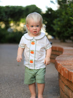 Rylee Faith Designs - Thanksgiving & Halloween Pumpkin Applique Boy's Set - alternate view 5