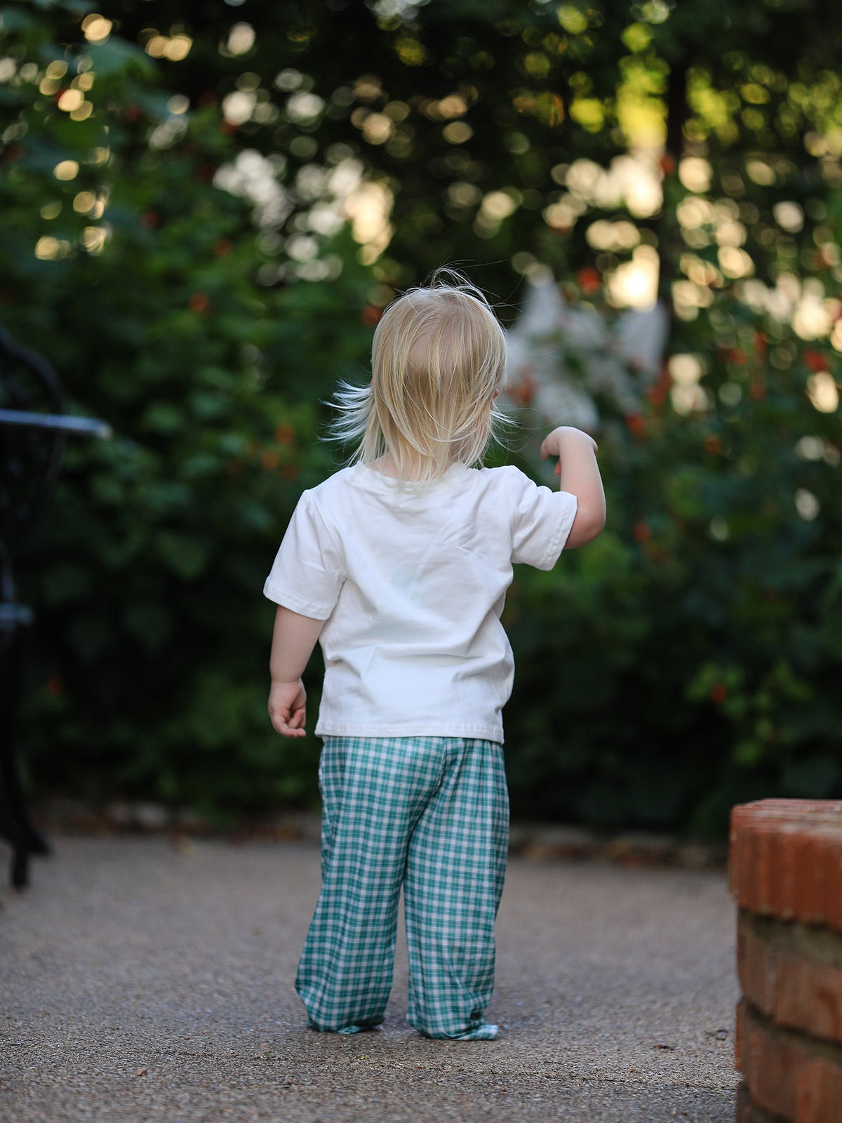 Rylee Faith Designs - Western Plaid Horse Embroidery Boy Pants Set - alternate view 3