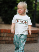 Rylee Faith Designs - Western Plaid Horse Embroidery Boy Pants Set - alternate view 4