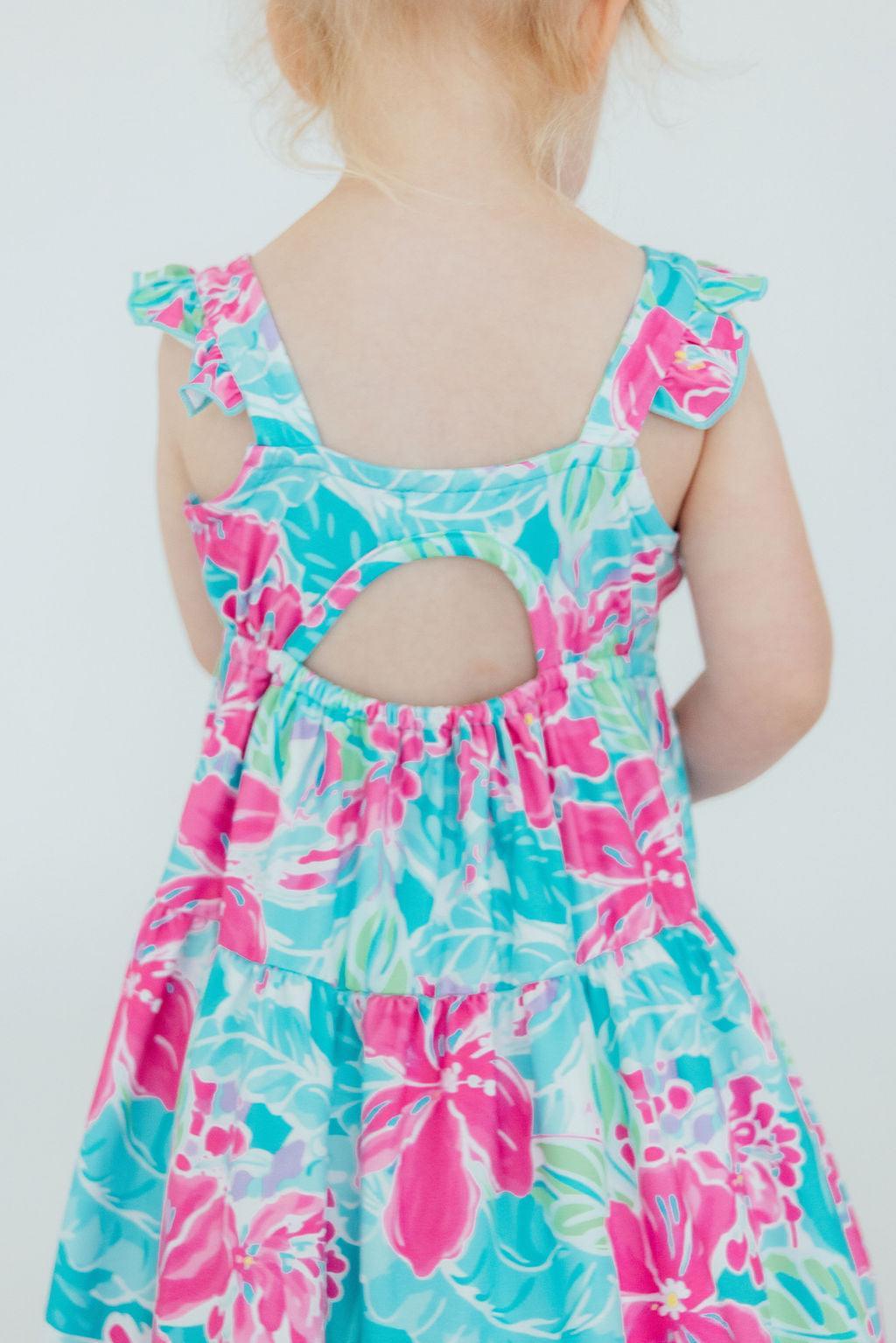 Tropical Punch Ruffle Maxi Dress - Image 2