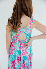 Tropical Punch Ruffle Maxi Dress - Image 4