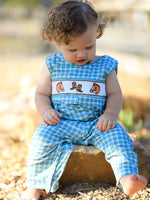 Rylee Faith Designs - Western Plaid Horse Boy JonJon