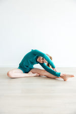 Turbo Teal Active Shorty Shorts - Image 2