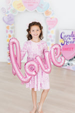 Twinkle Ties 3/4 Sleeve Pocket Twirl Dress - Image 2