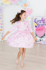 Twinkle Ties 3/4 Sleeve Pocket Twirl Dress - Image 7