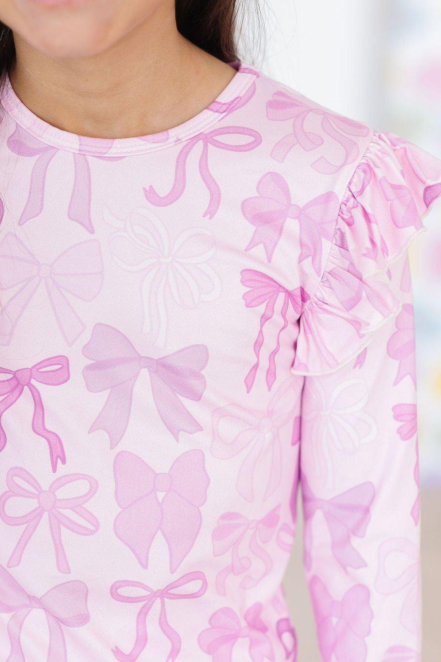 Twinkle Ties L/S Ruffle Tee - Image 3