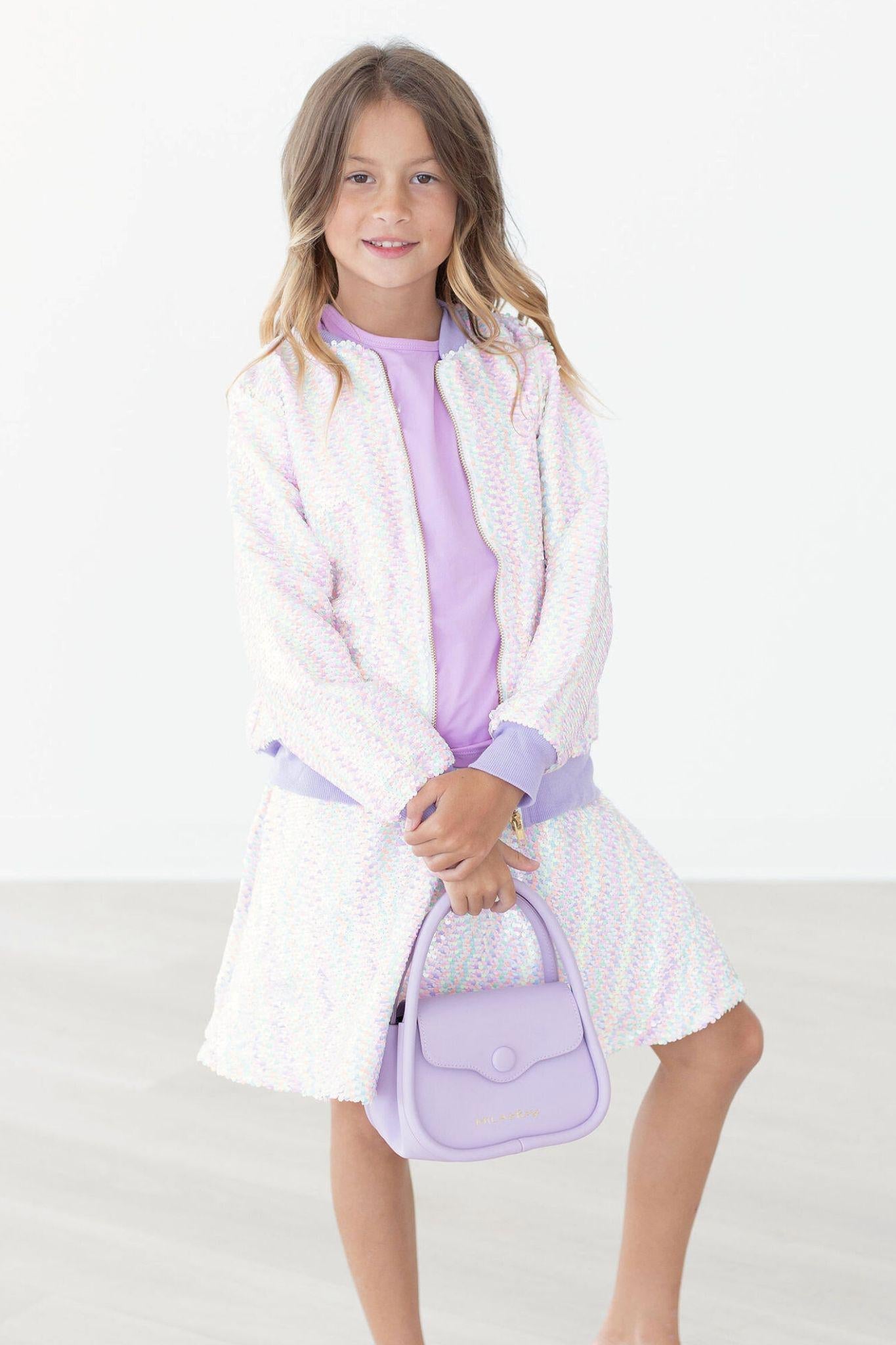 Unicorn Flip Sequin Twirl Skort - Image 3