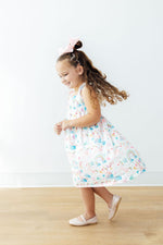 Unicorn Kisses Ruffle Cross Back Dress - Image 3