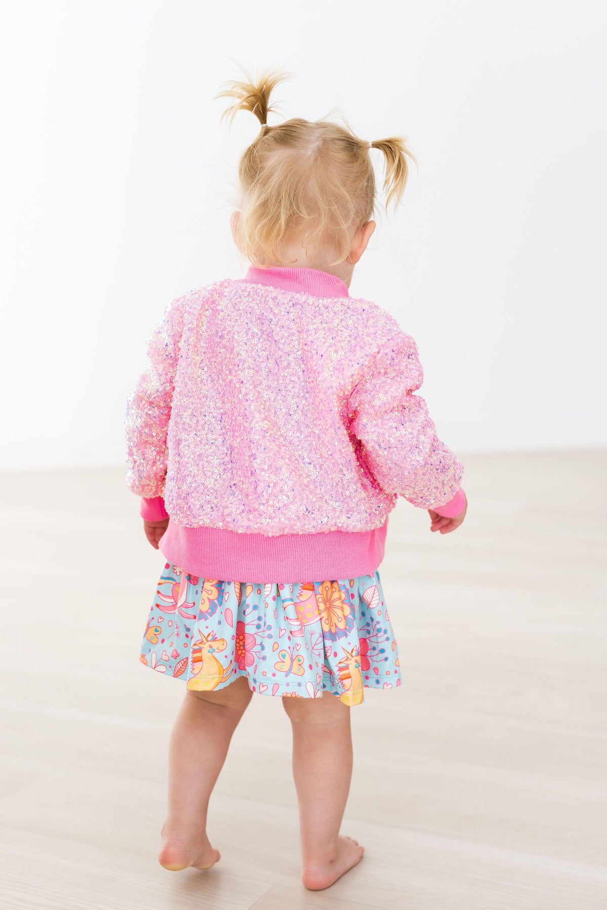 Bubblegum Pink Sequin Jacket - Image 2