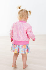 Bubblegum Pink Sequin Jacket - Image 2