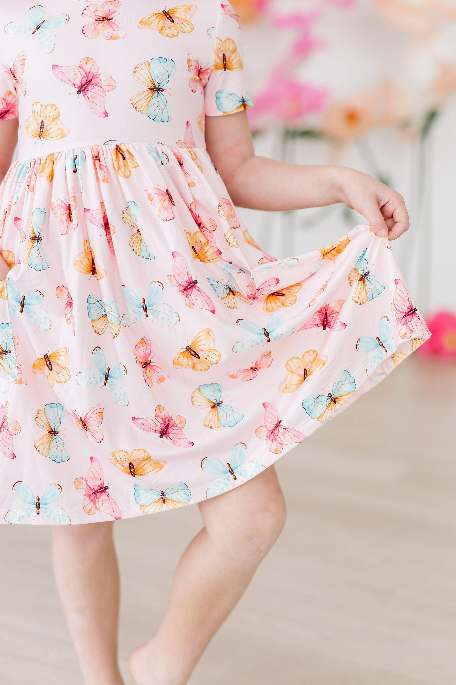 Butterfly Kisses S/S Pocket Twirl Dress - Image 2