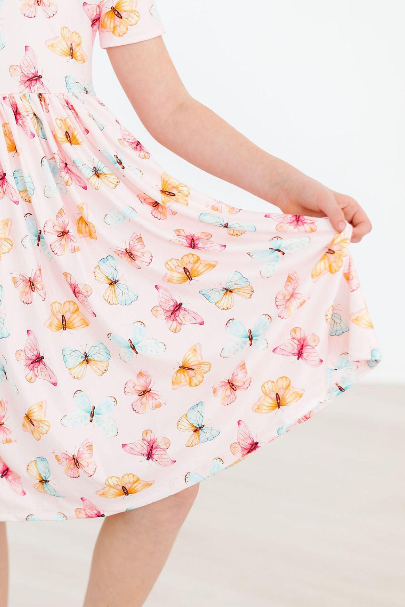 Butterfly Kisses S/S Pocket Twirl Dress - Image 3