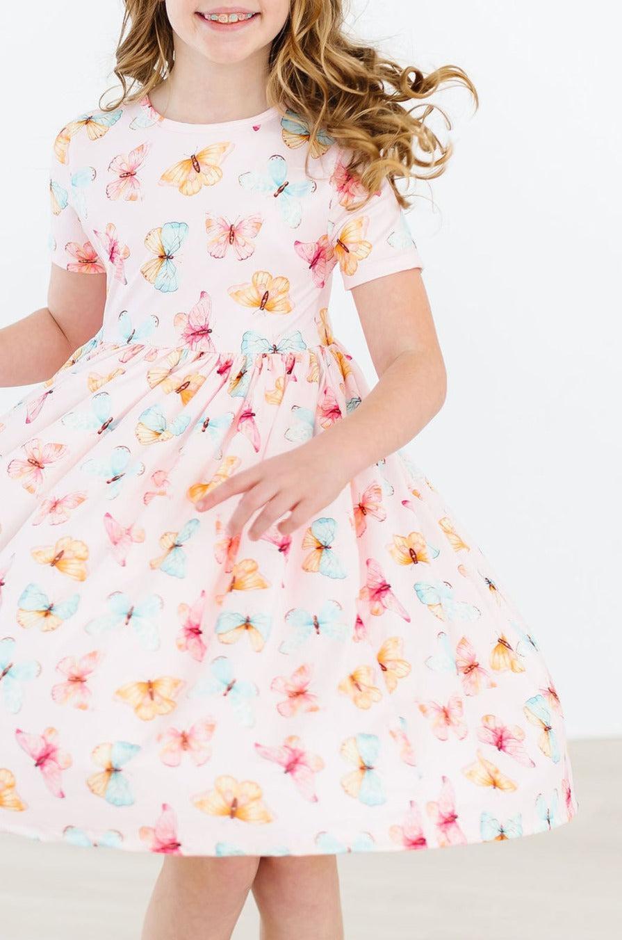 Butterfly Kisses S/S Pocket Twirl Dress - Image 5