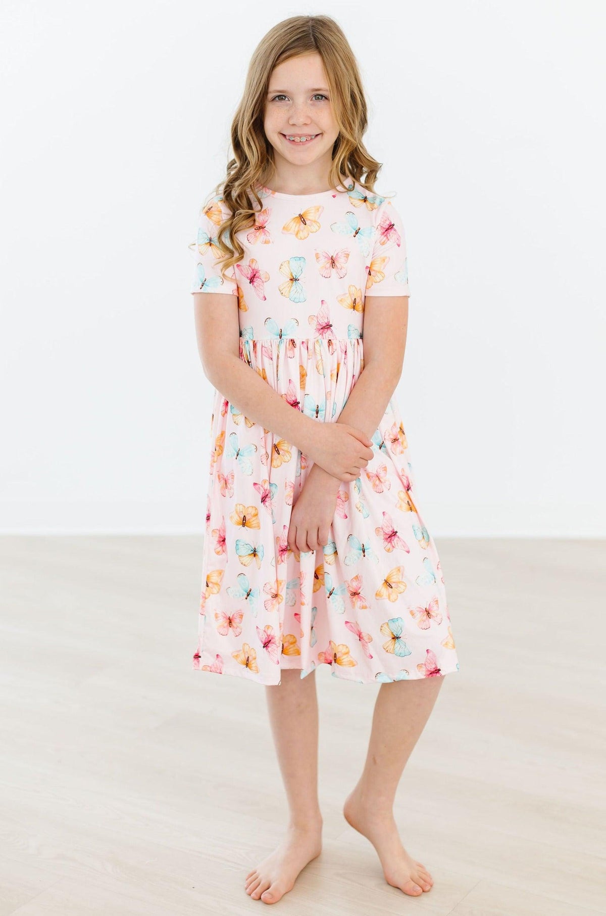 Butterfly Kisses S/S Pocket Twirl Dress - Image 7