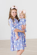 Hop, Skip & Twirl 3/4 Sleeve Pocket Twirl Dress - Image 2