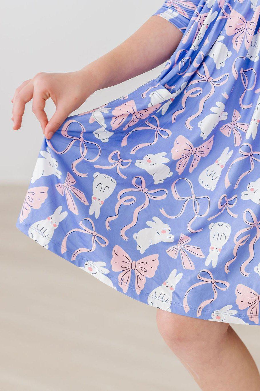 Hop, Skip & Twirl 3/4 Sleeve Pocket Twirl Dress - Image 5