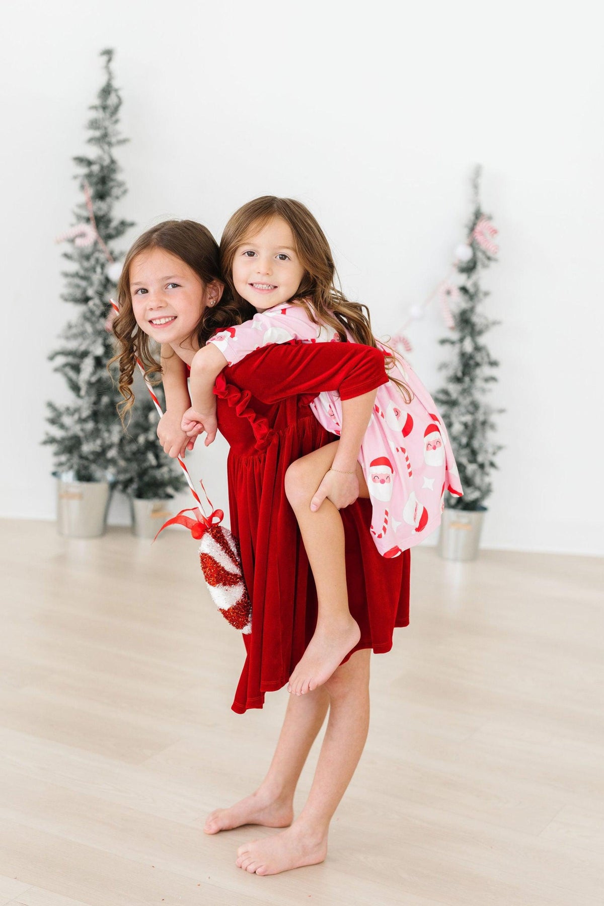 Jingle Bells 3/4 Sleeve Pocket Twirl Dress - Image 7