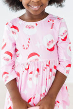 Jingle Bells 3/4 Sleeve Pocket Twirl Dress - Image 6