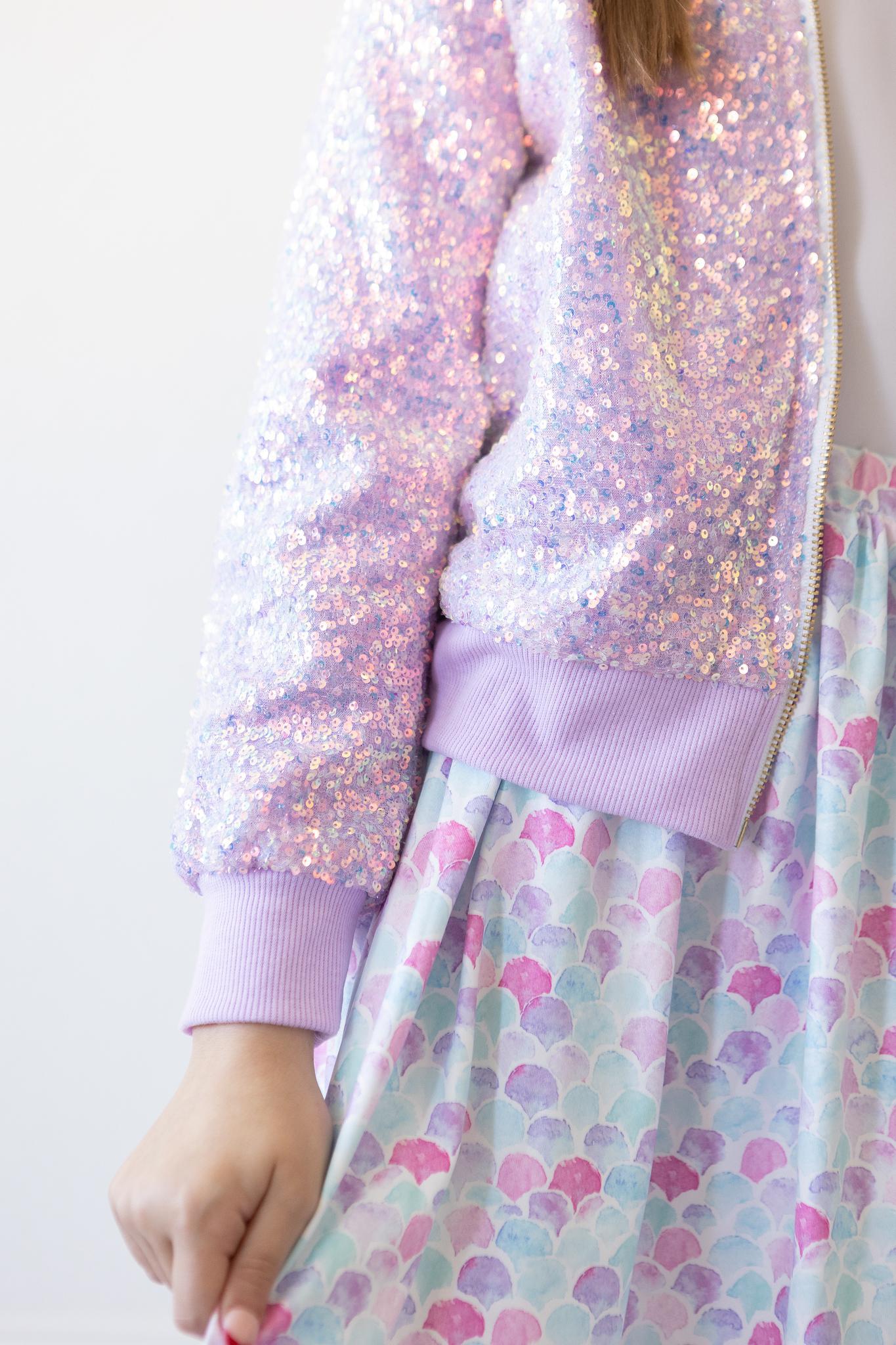 Lavender Sequin Jacket - Image 2