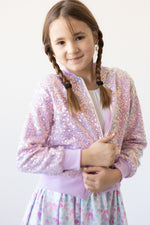 Lavender Sequin Jacket - Image 4
