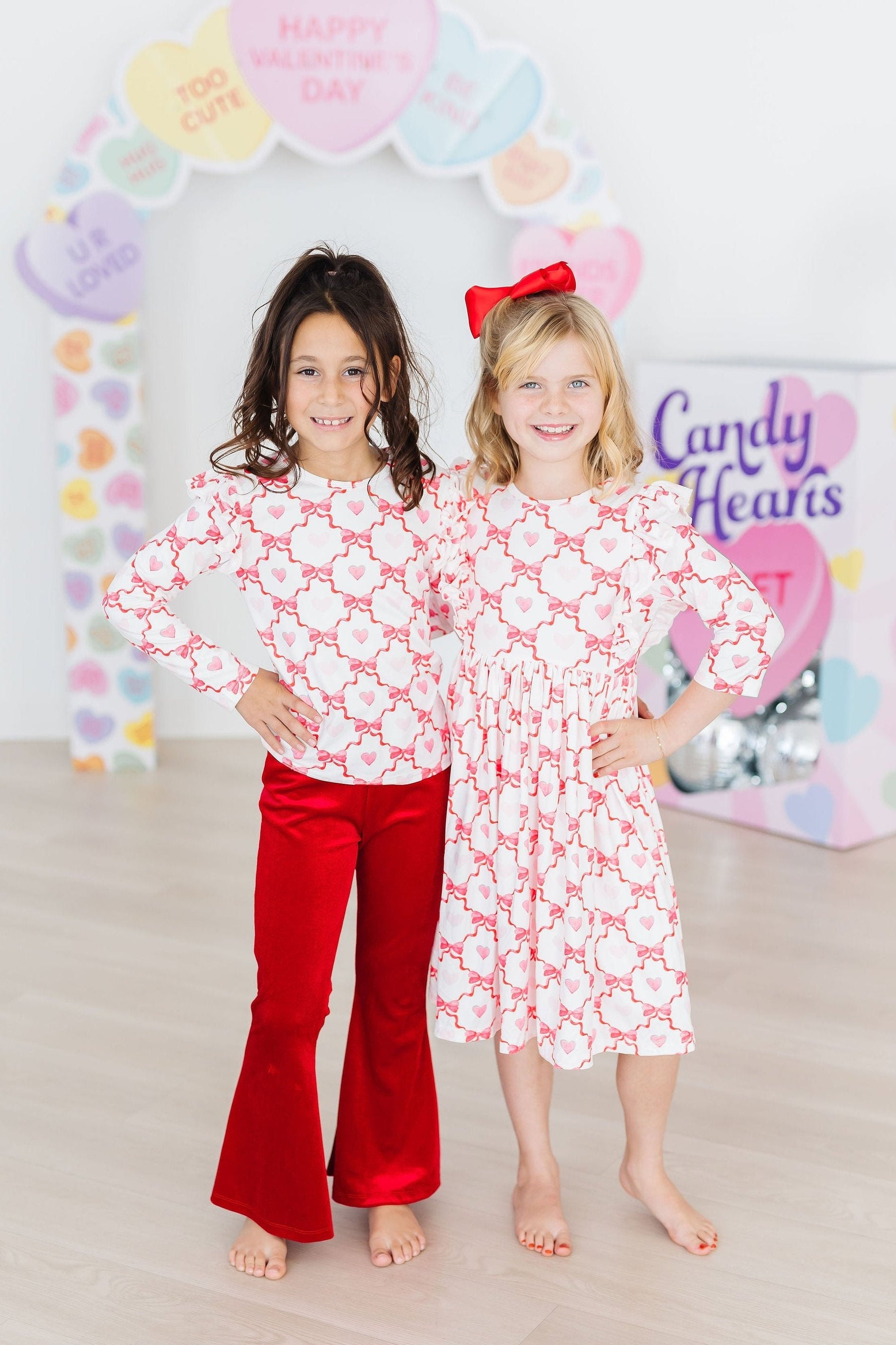 Lovebug 3/4 Sleeve Ruffle Twirl Dress - Image 6