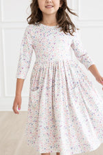 One in a Million 3/4 Sleeve Pocket Twirl Dress - Image 4