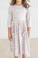 One in a Million 3/4 Sleeve Pocket Twirl Dress - Image 6