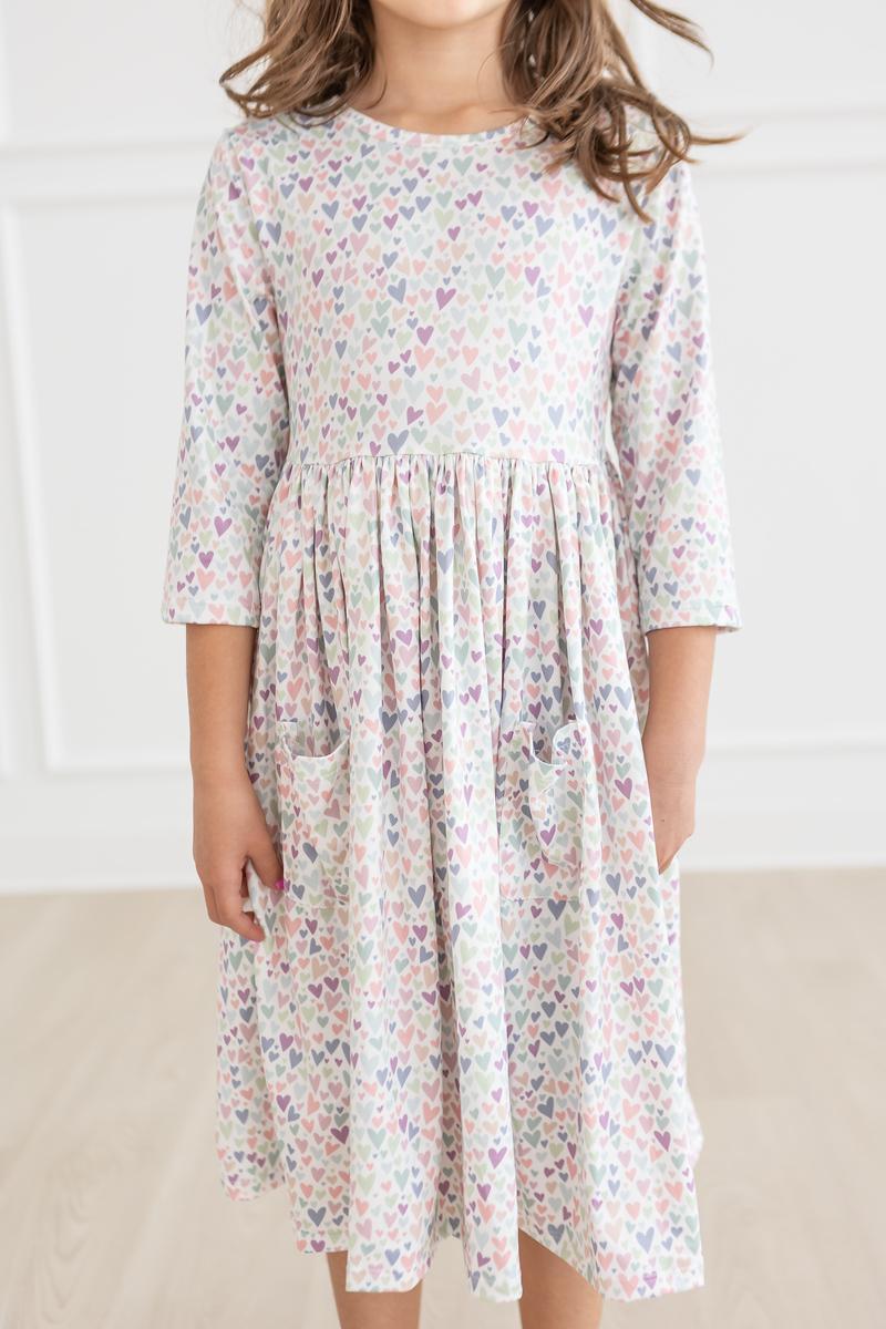 One in a Million 3/4 Sleeve Pocket Twirl Dress - Image 6