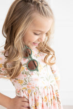 Pretty Peachy 3/4 Sleeve Pocket Twirl Dress - Image 9