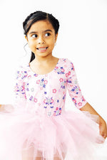 Retro Daydream 3/4 Sleeve Tutu Leotard - Image 6