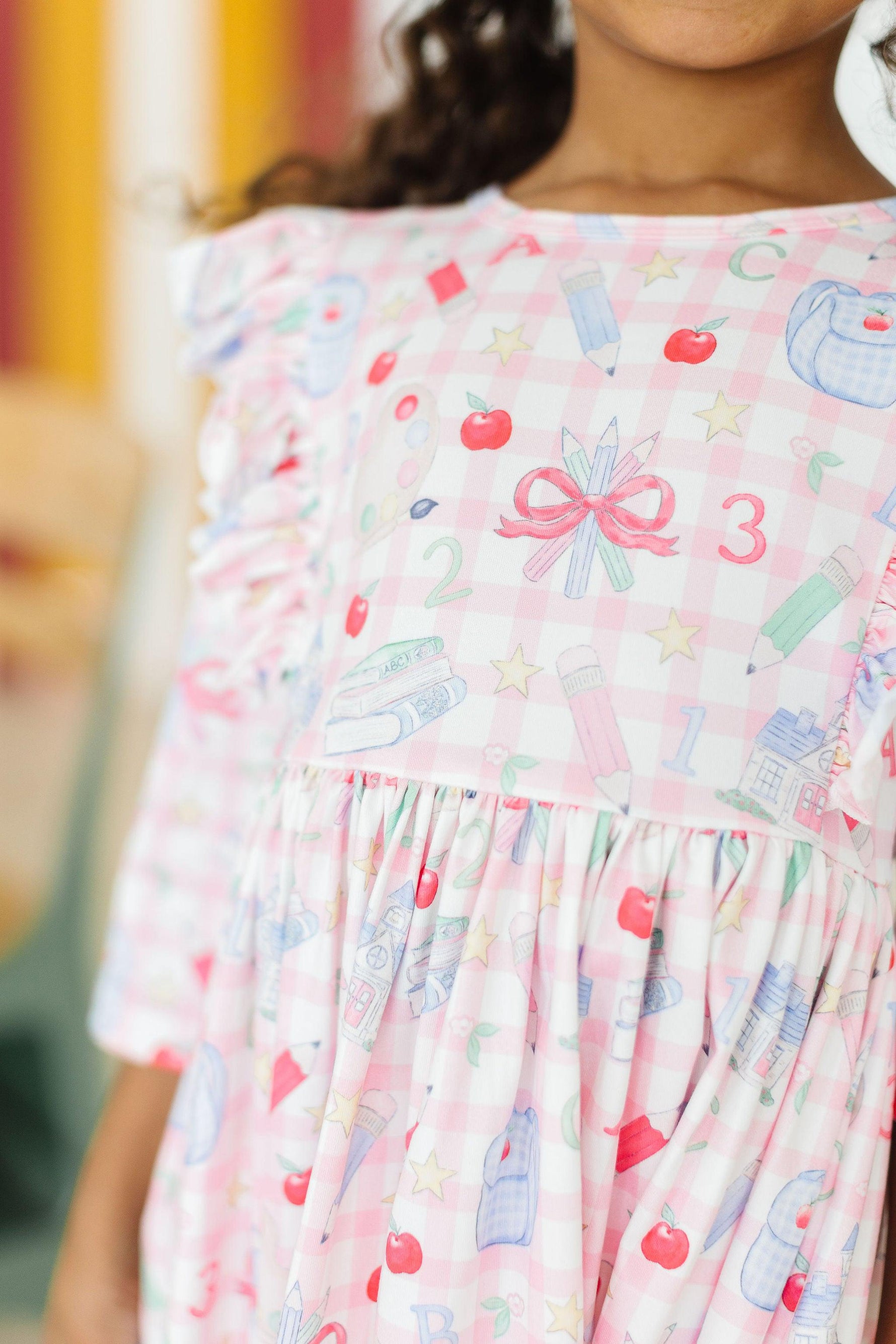 School Days 3/4 Ruffle Twirl Dress - Image 6