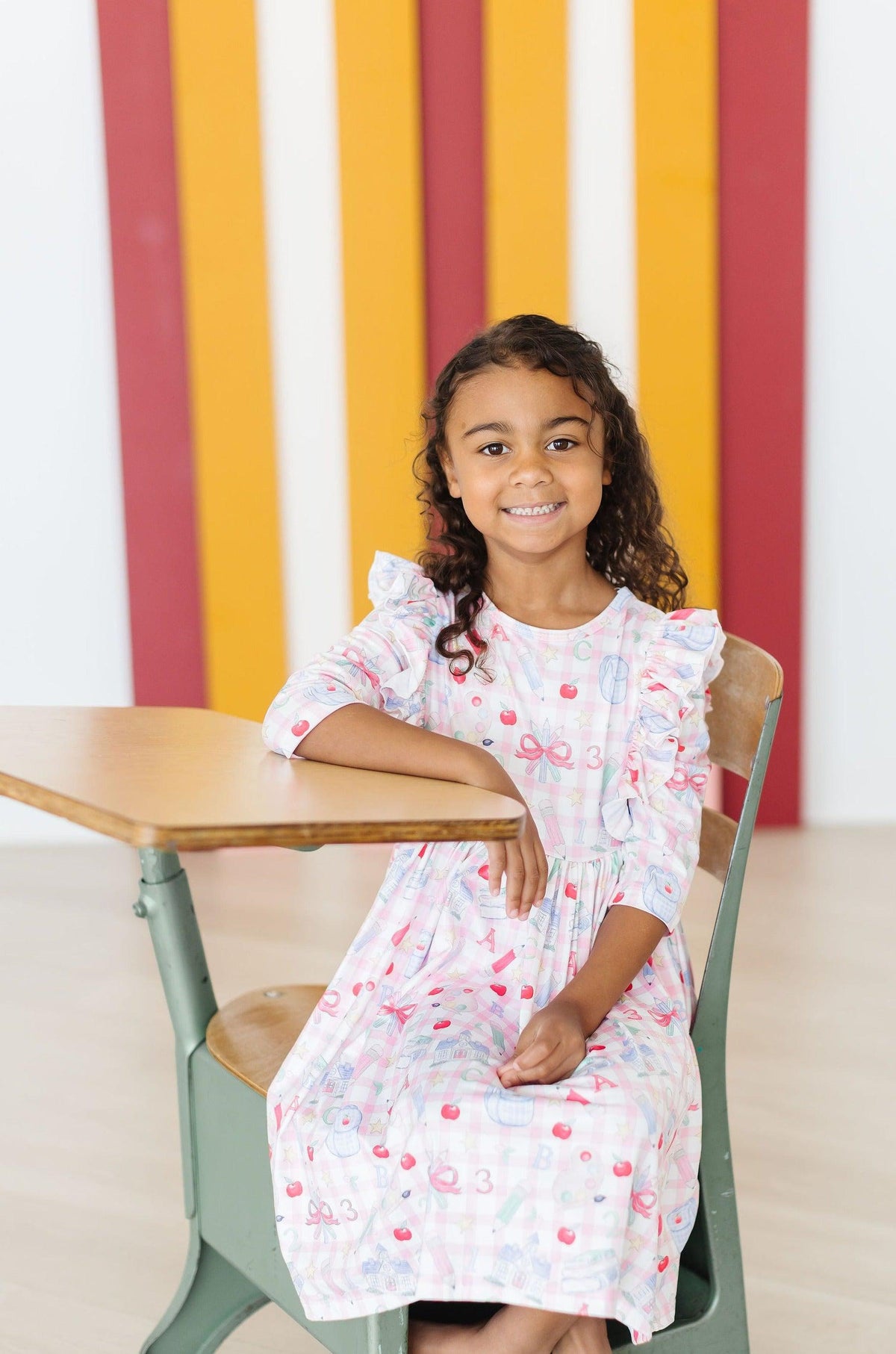 School Days 3/4 Ruffle Twirl Dress - Image 7