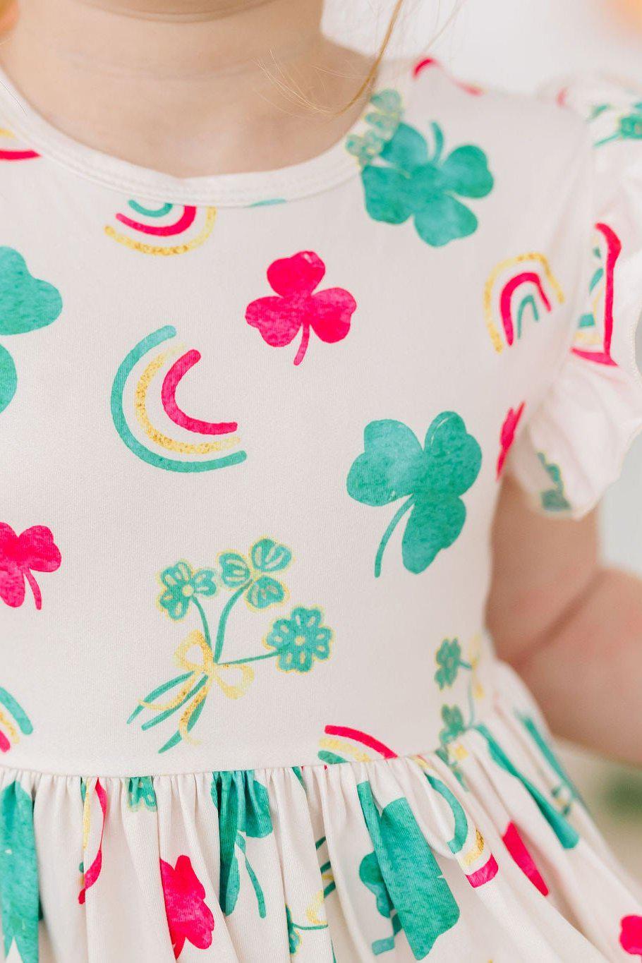 Top of the Mornin' Flutter Sleeve Twirl Dress - Image 2