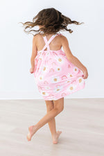 You are My Sunshine Ruffle Cross Back Dress - Image 3