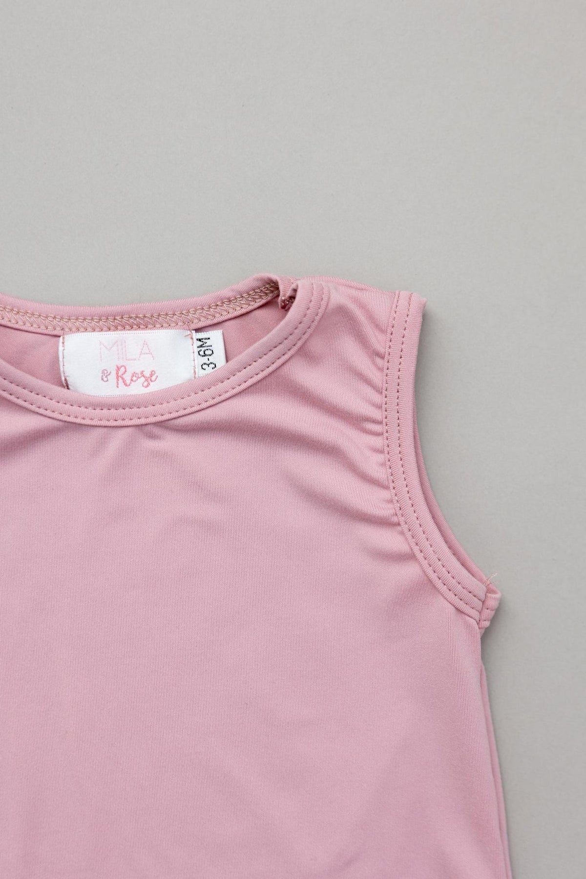 Vintage Pink Tank One-Piece Jogger - Image 2