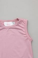 Vintage Pink Tank One-Piece Jogger - Image 2