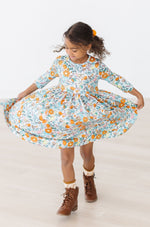 Vintage Vibes 3/4 Pocket Twirl Dress - Image 4